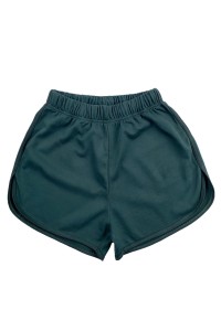訂做墨綠色跑步運動褲   設計短跑運動短褲  熱身運動褲  運動褲中心  U396